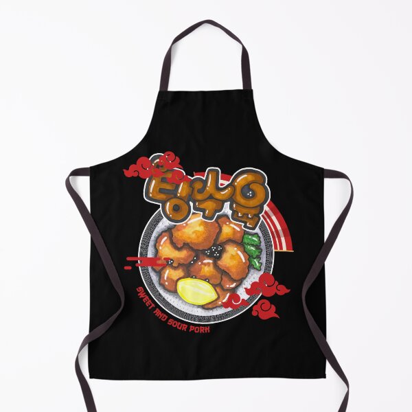 Item preview, Tangsuyuk Korean Sweet and Sour Pork – Hand-Drawn Korean Chinese Food Illustration designed and sold by lazypencil.art.