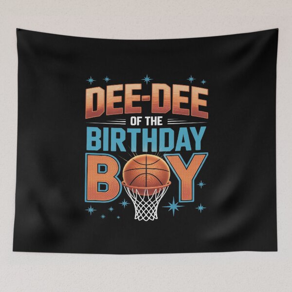 Aperçu de l'œuvre Matching familial du Dee-Dee du basketteur du garçon fêté créée et vendue par Libbysharts.