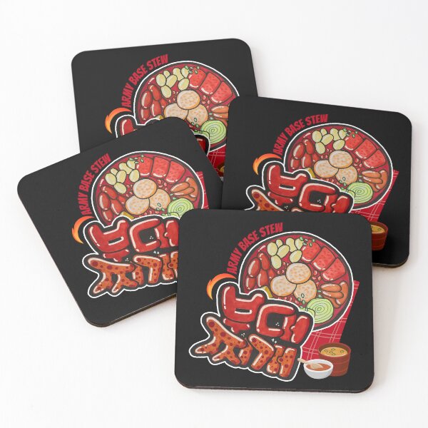 Item preview, Spicy Korean Army Base Stew Budae Jjigae Illustration for K-Food Lovers designed and sold by lazypencil.art.