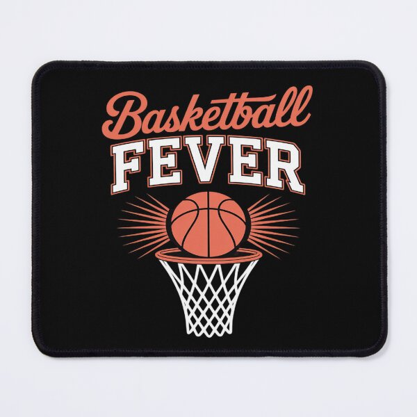 Item preview, Basketball Fever Cursive Red Hoop Motion Sports Basketball designed and sold by Libbysharts.