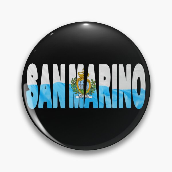 Item preview, SAN MARINO - Flag Flying in Wind cut to Letters Souvenir Sticker Shirt designed and sold by Adam Gormley.