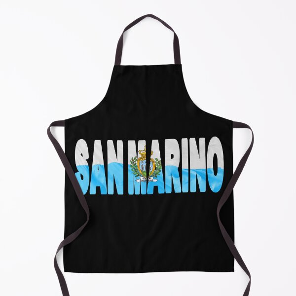 Item preview, SAN MARINO - Flag Flying in Wind cut to Letters Souvenir Sticker Shirt designed and sold by Adam Gormley.