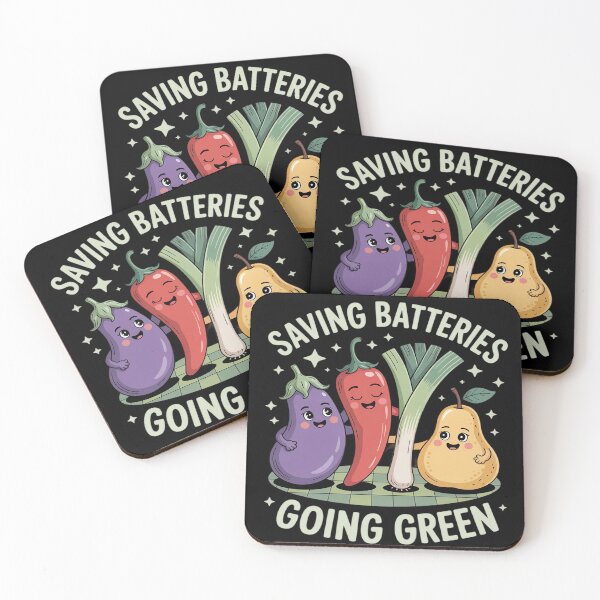Item preview, Batteries Going Green Embarrassing Veggies designed and sold by Libbysharts.