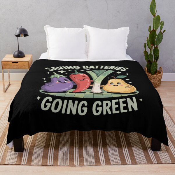Item preview, Batteries Going Green Embarrassing Veggies designed and sold by Libbysharts.