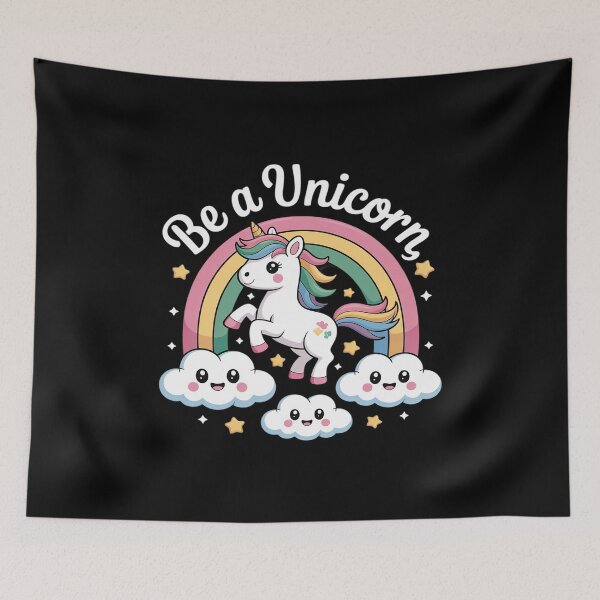 Item preview, Be a Unicorn Rainbow Fantasy Pride Unicorn designed and sold by Libbysharts.