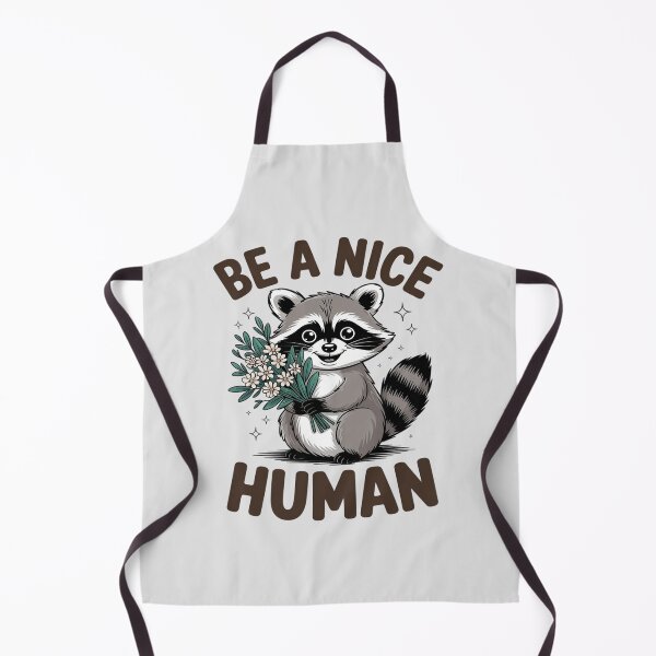 Item preview, Be Kind Kindness Racoon Motivational Quote Be A Nice Human designed and sold by Libbysharts.