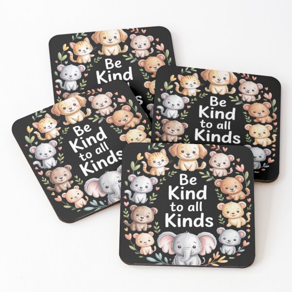 Item preview, Be Kind to All Kinds Cute Animal designed and sold by Libbysharts.