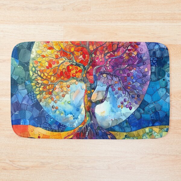 Item preview, Tree Of Life (Faux) Stain-Glass-Style Design designed and sold by DEC02.