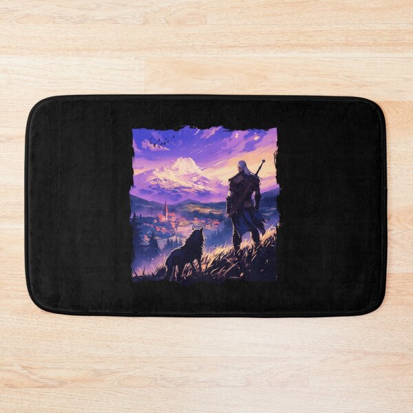 Item preview, Witcher Brooding Fantasy Swordsman Digital designed and sold by oellisabaei.
