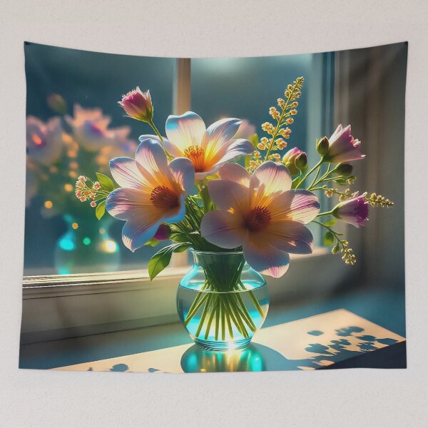 Item preview, An Artistic image of a bouquet of flowers  designed and sold by Nomad-Maynard.