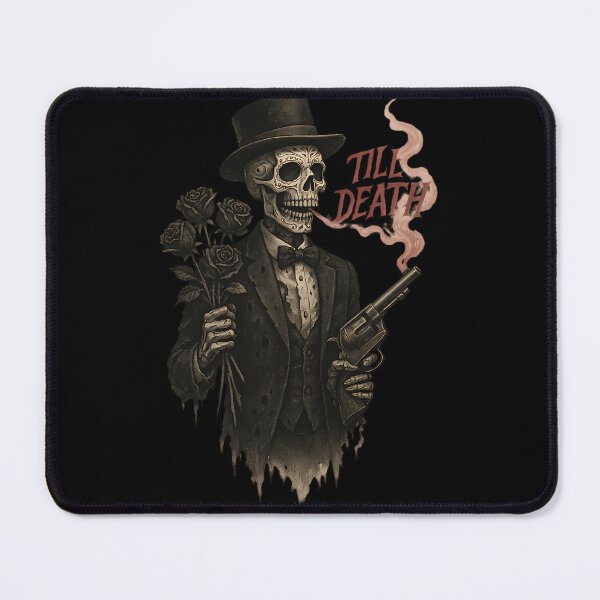 Item preview, Till Death Skeleton Gentleman Gothic Romance designed and sold by oczeynfdje40.