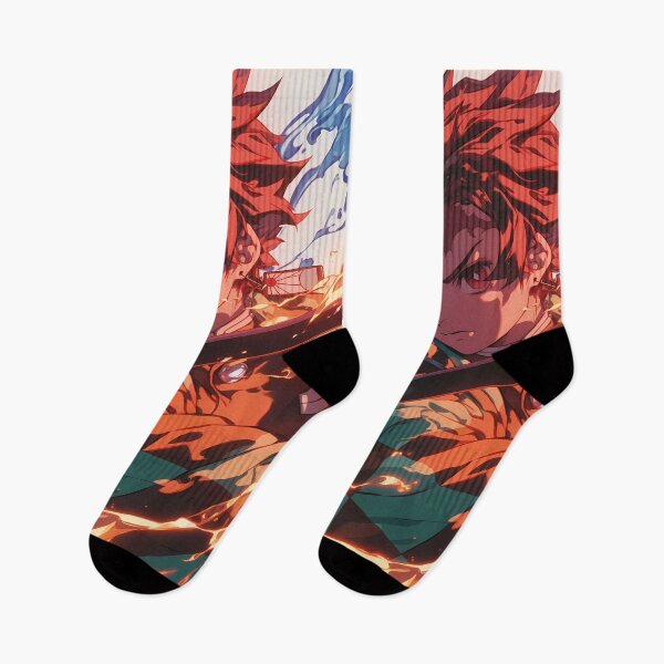 Item preview, Tanjiro Kamado Demon Slayer Anime Fiery Blade designed and sold by bystudiolereve.