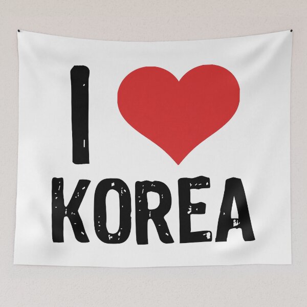Item preview, I Love Korea designed and sold by The "I Love Everything" Shop.