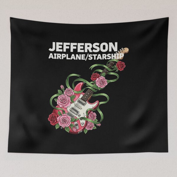 Item preview, Jefferson Airplane Floral Guitar  designed and sold by Marsattacks561.