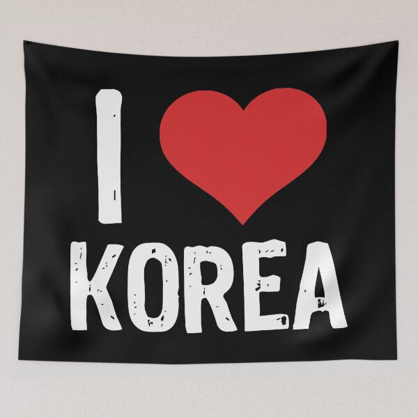 Item preview, I Love Korea designed and sold by The "I Love Everything" Shop.