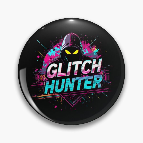 Item preview, Glitch Hunter Masked Gamer Art – Speedrunning Cyberpunk Style designed and sold by PHRASEandSTYLE.
