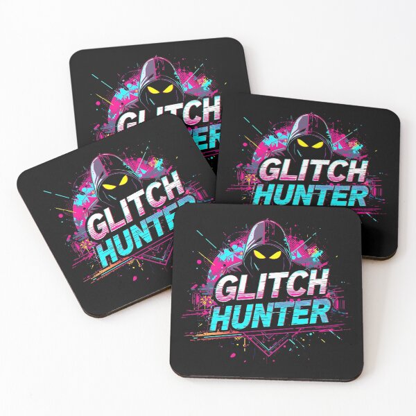Item preview, Glitch Hunter Masked Gamer Art – Speedrunning Cyberpunk Style designed and sold by PHRASEandSTYLE.