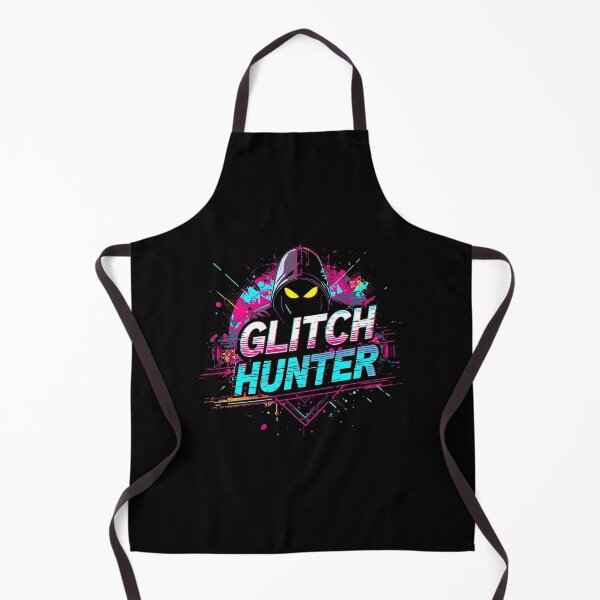 Item preview, Glitch Hunter Masked Gamer Art – Speedrunning Cyberpunk Style designed and sold by PHRASEandSTYLE.