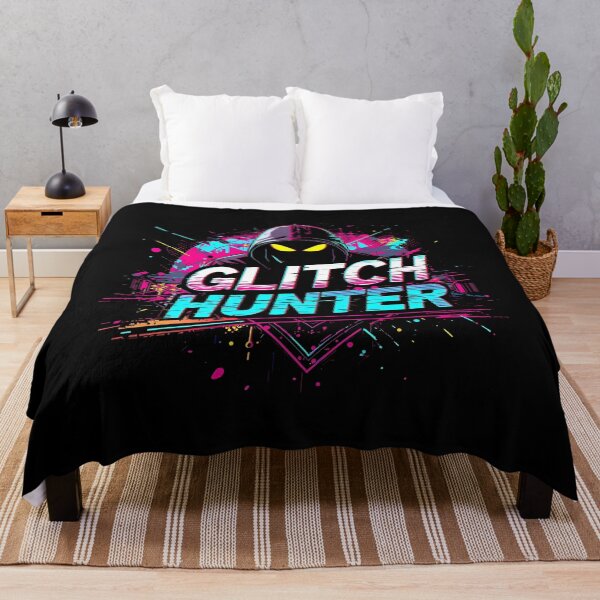 Item preview, Glitch Hunter Masked Gamer Art – Speedrunning Cyberpunk Style designed and sold by PHRASEandSTYLE.