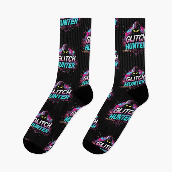 Item preview, Glitch Hunter Masked Gamer Art – Speedrunning Cyberpunk Style designed and sold by PHRASEandSTYLE.