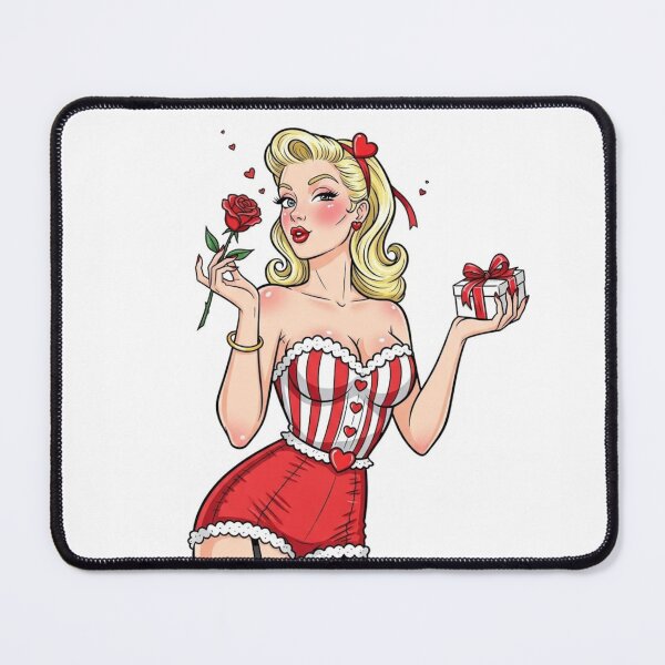 Item preview, Sweet Love Pin-Up Valentine designed and sold by LyssasMindArt.
