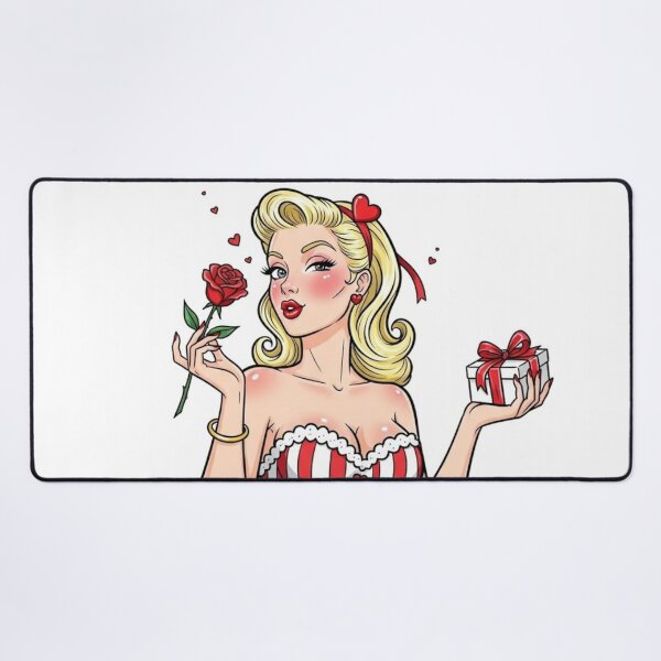 Item preview, Sweet Love Pin-Up Valentine designed and sold by LyssasMindArt.