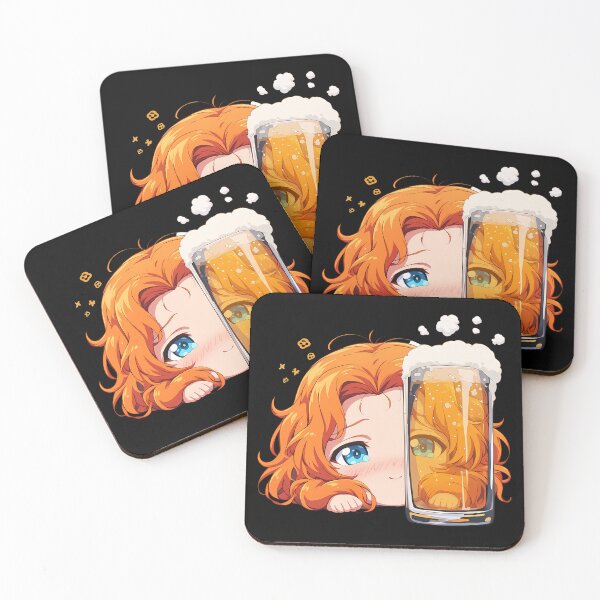 Artikelvorschau, Mädchen Orange Pekoe Anime Mädchen Panzer Chibi Kawaii Bier betrunken Niedliche Stimmung entworfen und verkauft von riadjamai.