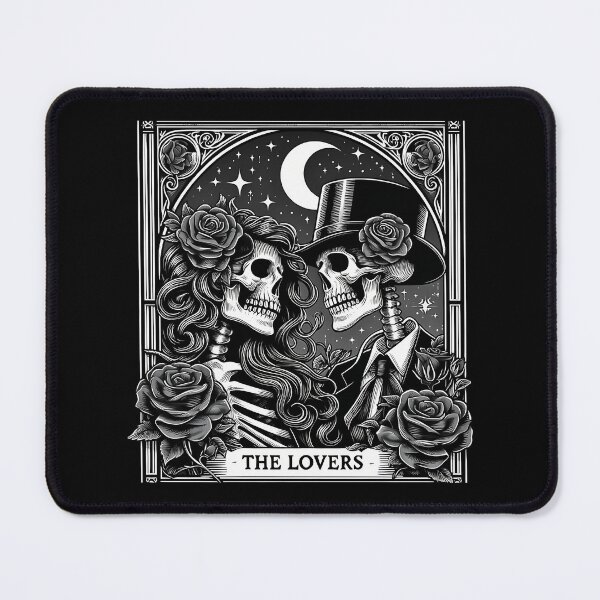 Item preview, The Lovers Tarot Skeleton Couple Gothic Valentine designed and sold by oczeynfdje40.