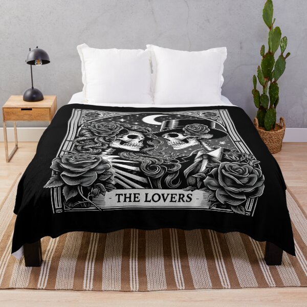 Item preview, The Lovers Tarot Skeleton Couple Gothic Valentine designed and sold by oczeynfdje40.