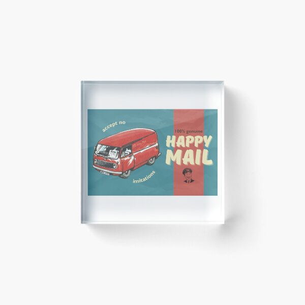 Item preview, 100% Genuine Happy Mail / Snail Mail designed and sold by Little Paper Palace.