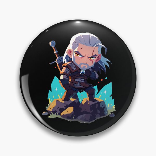 Item preview, Witcher Chibi Monster Hunter Cute Fantasy designed and sold by oellisabaei.