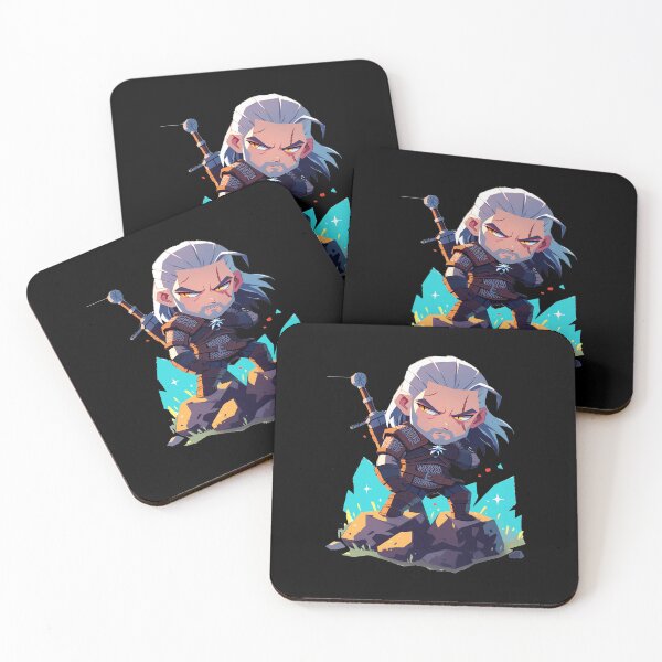 Item preview, Witcher Chibi Monster Hunter Cute Fantasy designed and sold by oellisabaei.