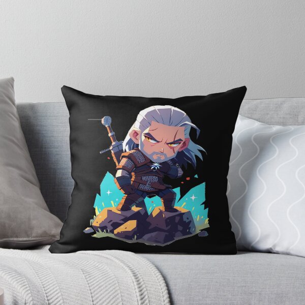 Item preview, Witcher Chibi Monster Hunter Cute Fantasy designed and sold by oellisabaei.