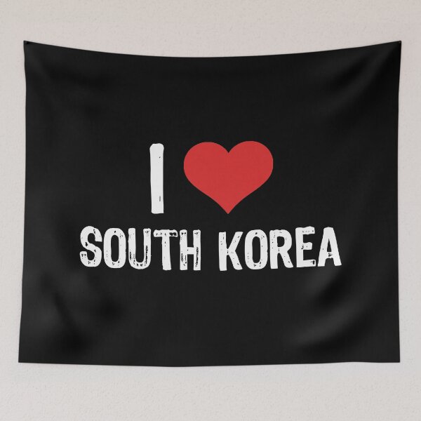 Item preview, I Love South Korea designed and sold by The "I Love Everything" Shop.