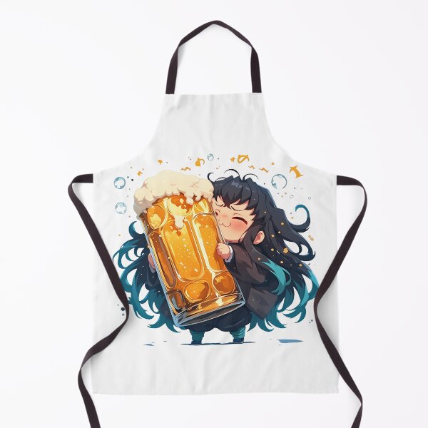 Item preview, Muichiro Tokito Demon Slayer Anime Chibi Kawaii Beer Fest Calm Joyful Mood designed and sold by riadjamai.