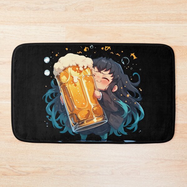 Item preview, Muichiro Tokito Demon Slayer Anime Chibi Kawaii Beer Fest Calm Joyful Mood designed and sold by riadjamai.