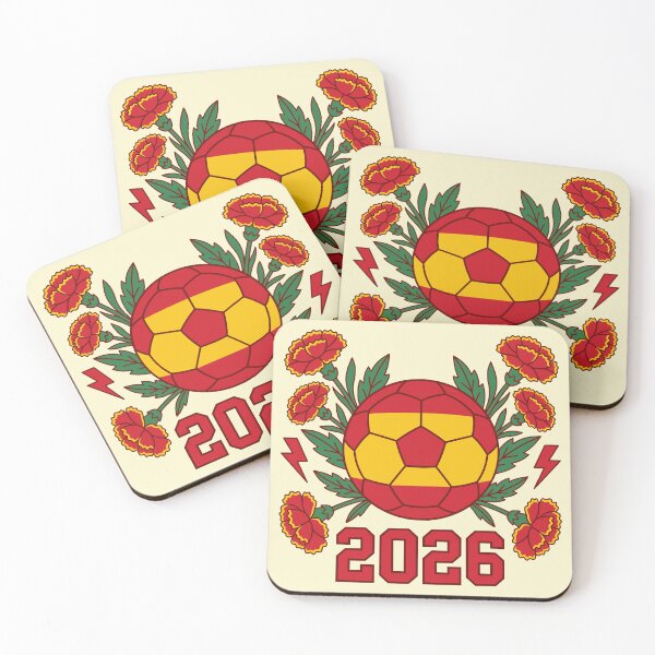 Item preview, Feminine Spain Soccer - Floral Football Cup 2026 designed and sold by Imaginationbeyond.