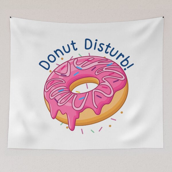 Item preview, Cute Pink Donut Dessert Illustration designed and sold by yuki-hana.