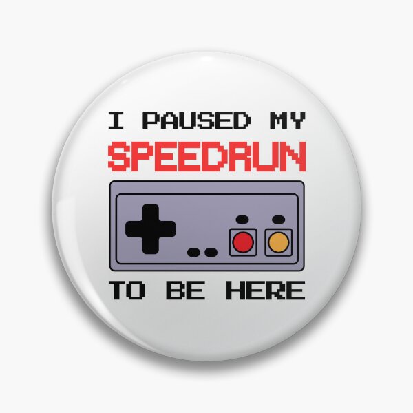 Item preview, I Paused My Speedrun Pixel Controller Design – Retro Gamer Style designed and sold by PHRASEandSTYLE.