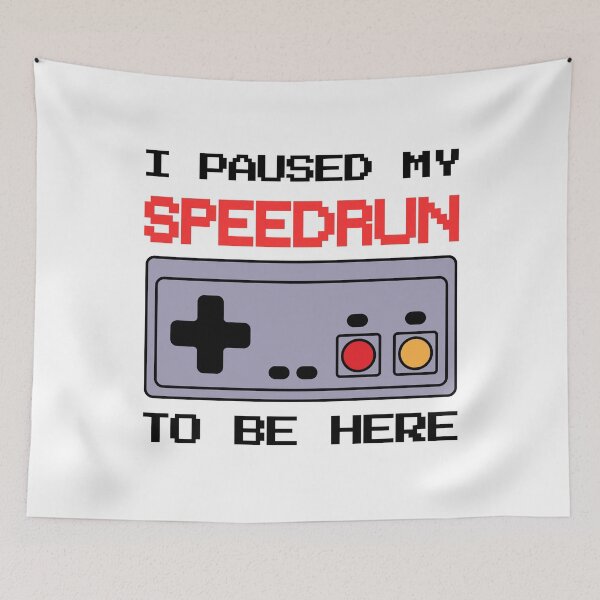 Item preview, I Paused My Speedrun Pixel Controller Design – Retro Gamer Style designed and sold by PHRASEandSTYLE.