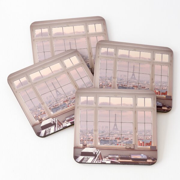 Item preview, Eiffel Tower from a Window  designed and sold by assaf.