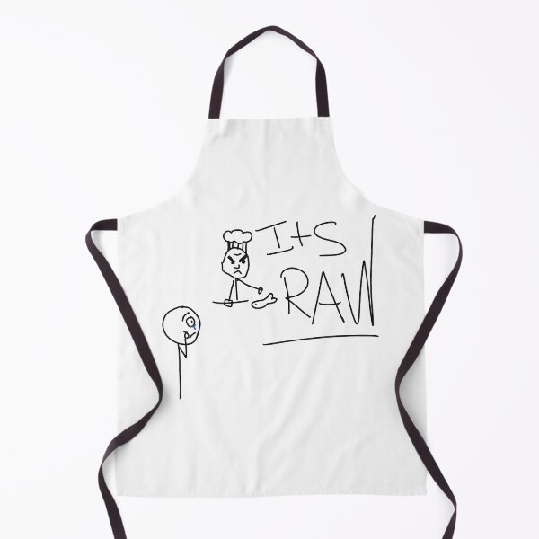 Item preview, It’s Raw – Funny Meme Quote Stick Figure Art designed and sold by StudioSamanthaa.