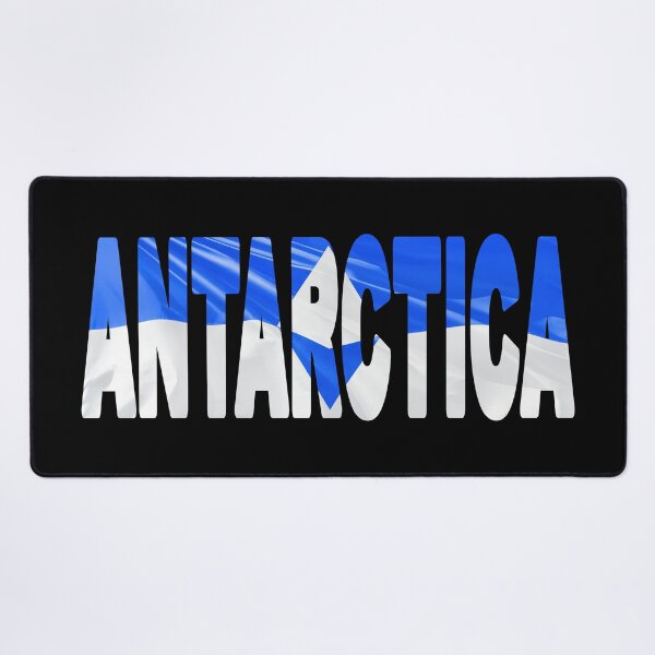 Item preview, ANTARCTICA - Flag Flying in Wind cut to Letters Souvenir Sticker Shirt designed and sold by Adam Gormley.