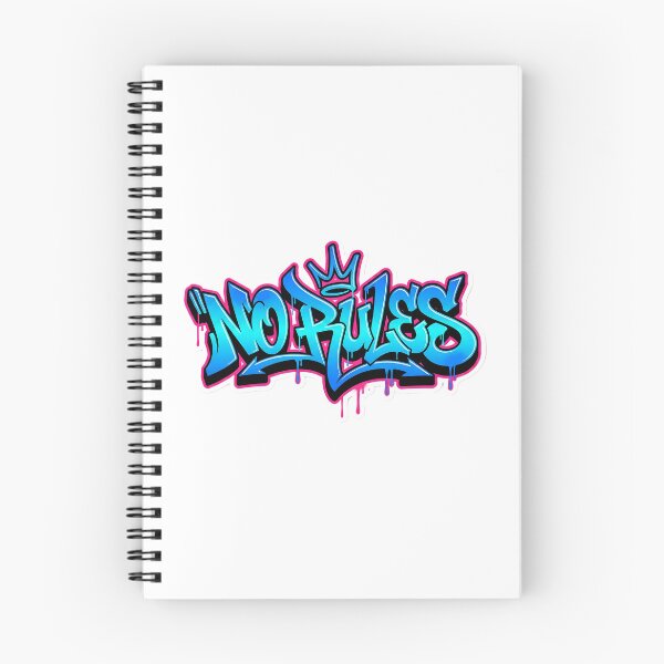 Item preview, Graffiti Tag NO RULES Wildstyle Street Art Aesthetic designed and sold by StickyGuys.