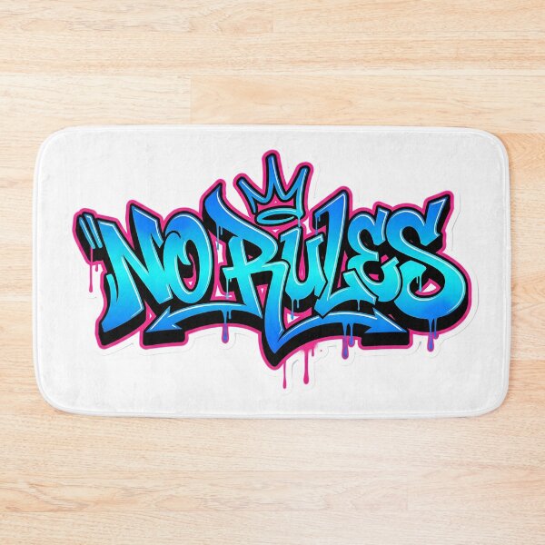 Item preview, Graffiti Tag NO RULES Wildstyle Street Art Aesthetic designed and sold by StickyGuys.