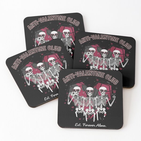 Item preview, Skeleton Club Anti Valentine -Forever alone designed and sold by IrinaVeradeLeal.