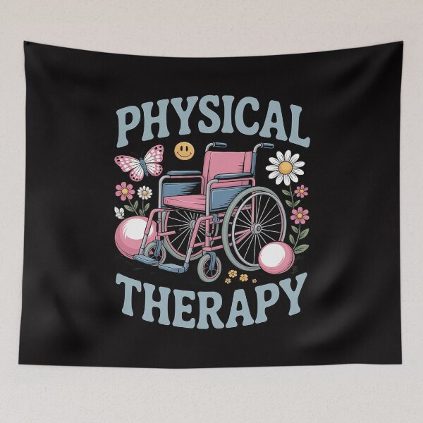 Item preview, Physical Therapy PT Exercise Colorful Floral Therapist PTA designed and sold by jewellmeyers.