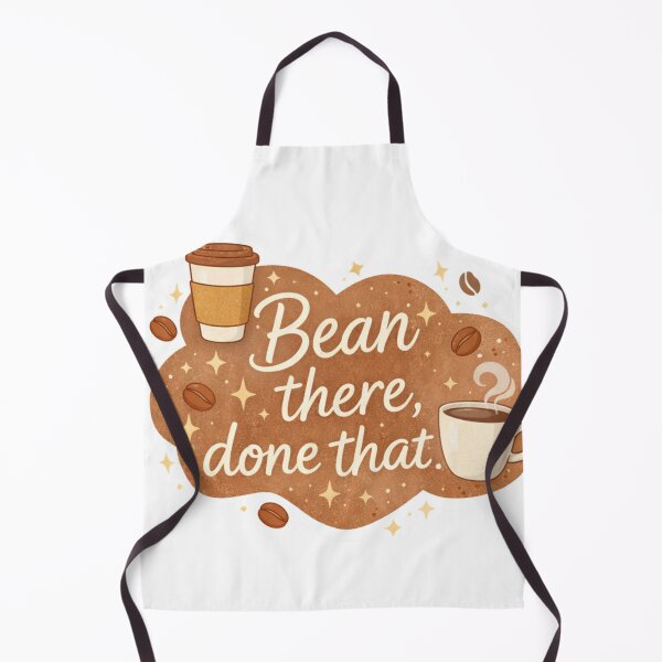 Item preview, Bean There, Done That – Funny Coffee Pun Sticker designed and sold by cosmiccircles01.