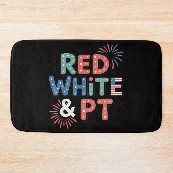 Item preview, Physical Therapy 4th of July Red White PT PTA designed and sold by jewellmeyers.