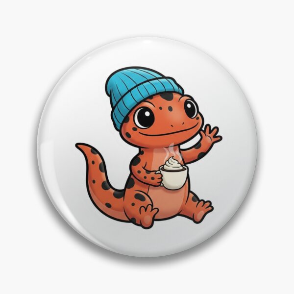 Item preview, Beanie Salamander with Coffee designed and sold by Combat Skies.
